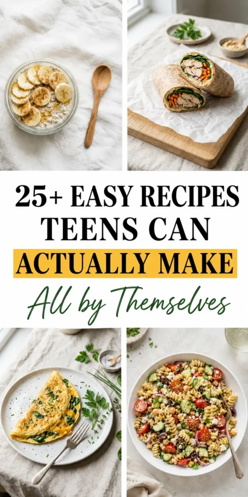 plus easy recipes for teens